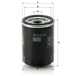 Alyvos filtras W6109