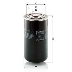 Hidraulinės alyvos keitimo filtras WD9505