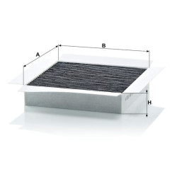 Aktyvuotos anglies vidinis filtras CUK2032