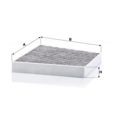 Aktyvuotos anglies vidinis filtras CUK3172