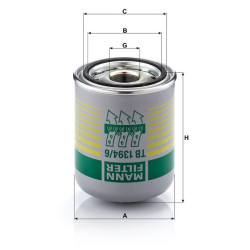 Oro džiovintuvas pneumatinei stabdžių sistemai TB13946X