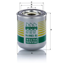 Oro džiovintuvas pneumatinei stabdžių sistemai TB139416X