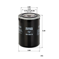Aušinimo skysčio filtras WA94018