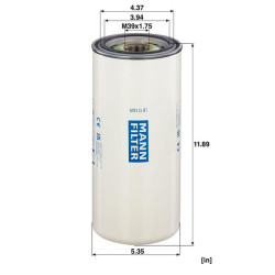 Suslėgto oro ir alyvos atskyrimas LB131458