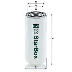 Suslėgto oro ir alyvos atskyrimas LB96221