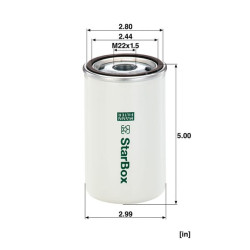 Suslėgto oro ir alyvos atskyrimas LB71920
