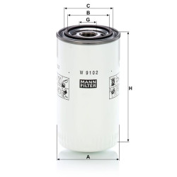 Alyvos filtras W9102