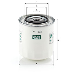 Alyvos filtras W11303