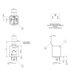 LED posūkio signalo relė ILS 12V 3P ISO maks. 90W RL2021H3ILSH
