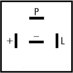 Posūkio signalo relė 24 V, 4 kontaktų 4DB009123041