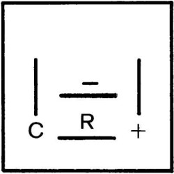 Posūkio žibinto blokelis 4 kontaktų 12 V 4DB007218001