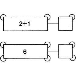 Posūkio signalo relė, 4 polių, 24V, LED, 4DM009492001