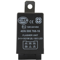 Posūkio signalo relė LED 6 polių 12V 4DN008768167