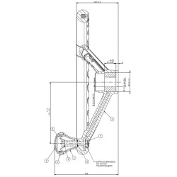 Vairo skersmuo 380 mm PP017 PVC 00320863