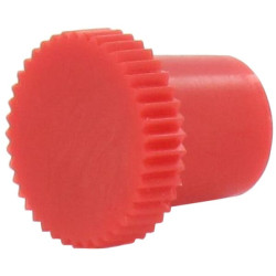 Tepalo išleidimo angos dangtelis, raudonas, be skirtuko KS12834