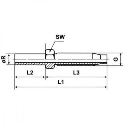 DN04 sraigtinių vamzdžių antgaliai CLRS04