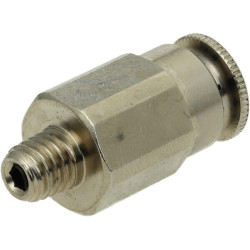 Įspaudžiama jungtis, 6 mm skersmens tiesi, išorinis sriegis M6x1 Kramp CLSG6MK61