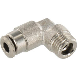 Įspaudžiama jungtis, 4 mm skersmens, 90° išorinis sriegis, M10x1, Kramp CLWS4MK101