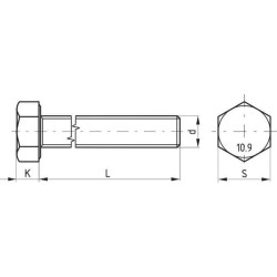 Deutz-Fahr varžtas 022812035N