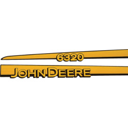 Lipdukų rinkinys „John Deere 6320“ TR6320JD