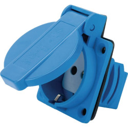 Schu. lizdas, 16 A, mėlynas 103855GS