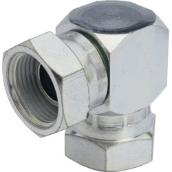 Kompaktiška alkūnė F/F 3/4BSP 90° FF9012K