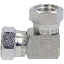 Kompaktiška alkūnė F/F 3/8BSP 90° FF9006K