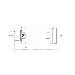 Greito atjungimo jungtis FPI0612GASF