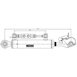 Hidraulinė viršutinė traukė, 1/1 kat., TCVNN305015011