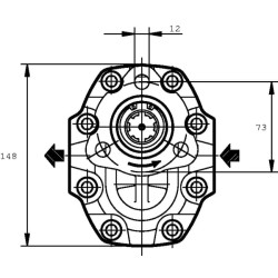 Siurblys FP30.34D0-19T1-LGE/GE-N FP3034D
