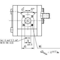 Krumpliaratinis siurblys AZPF-22-022LFP20MB-S0040 Bosch Rexroth 0510715309