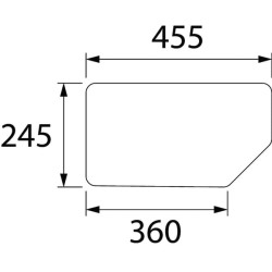 Case - IH JX1070V Maxxima D6874 Apatinis galinis langas