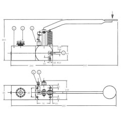 Kojinis siurblys FP 25 su baku FP25