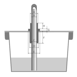 Dangtelio įvorė 35 mm RTD35MM