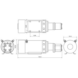 Siurblys 6cc-3kW-24V-150bar PM85B001