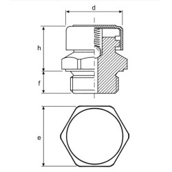 Aeravimo filtras 1/2" + vožtuvas OF08K