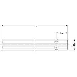 Veleno galas 600 mm 1-3/8 6735600KR