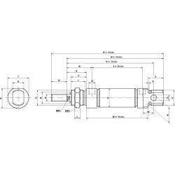 Apvalus cilindras DNR1650M