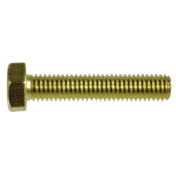 Šešiakampis varžtas DIN933 M8x40 žalvaris Kramp 933840MS