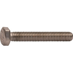 Šešiakampis varžtas DIN933 M5x12 nerūdijantis plienas Kramp 933512RVSA4