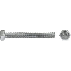 Šešiakampis varžtas DIN933 M5x50 cinkuotas plienas 8.8 Kramp 933550