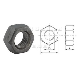 Šešiakampė veržlė DIN934 M5x0.80 plienas 8 klasė Kramp 9345B
