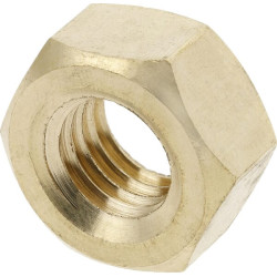 Šešiakampė veržlė DIN934 M16x2.00, cinkuota žalvarinė, Kramp 93416MS