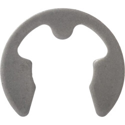 E formos spaustukas, išorinis, 8x0,9 mm, DIN6799, plienas, Kramp 679907