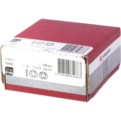 E formos spaustukas, išorinis, 13x1,3 mm, DIN6799, plienas, Kramp 679912