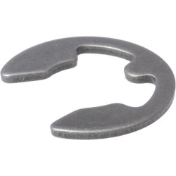 E formos spaustukas, išorinis, 9x1 mm, DIN6799, plienas, Kramp 679908