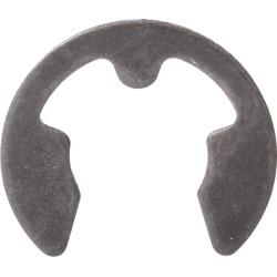 E formos spaustukas, išorinis, 11x1,2 mm, DIN6799, plienas, Kramp 679910