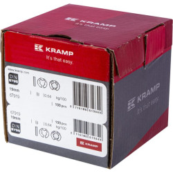 E formos spaustukas, išorinis, 20x1,8 mm, DIN6799, plienas, Kramp 679919