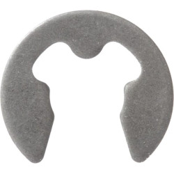 E formos spaustukas, išorinis, 5x0,7 mm, DIN6799, plienas, Kramp 679904