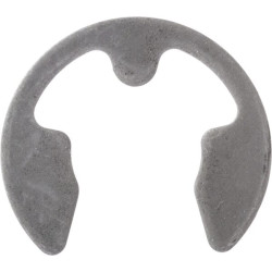 E formos spaustukas, išorinis, 10x1,1 mm, DIN6799, plienas, Kramp 679909